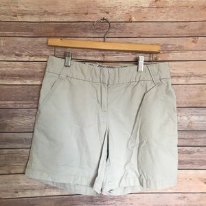 J. Crew khaki chino broken in summer shorts
